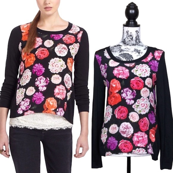 Anthropologie Sweaters - ANTHROPOLOGIE - Moth - Rose Snapshot Sweater
